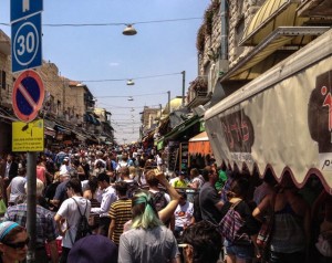 open air market in Jerusalem